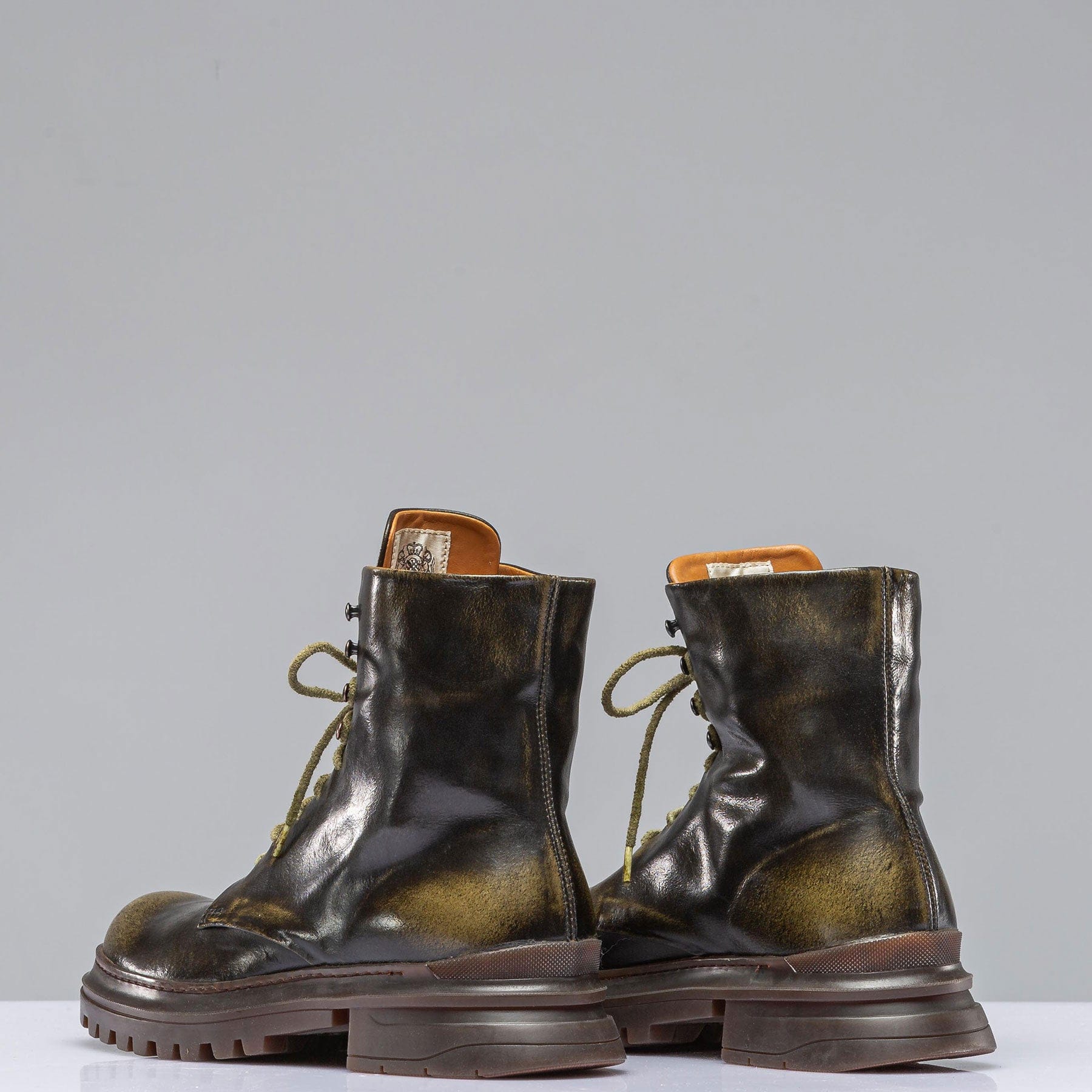 Alberto Fasciani Rori Short Lace Boot In Military | Ladies - European Boots