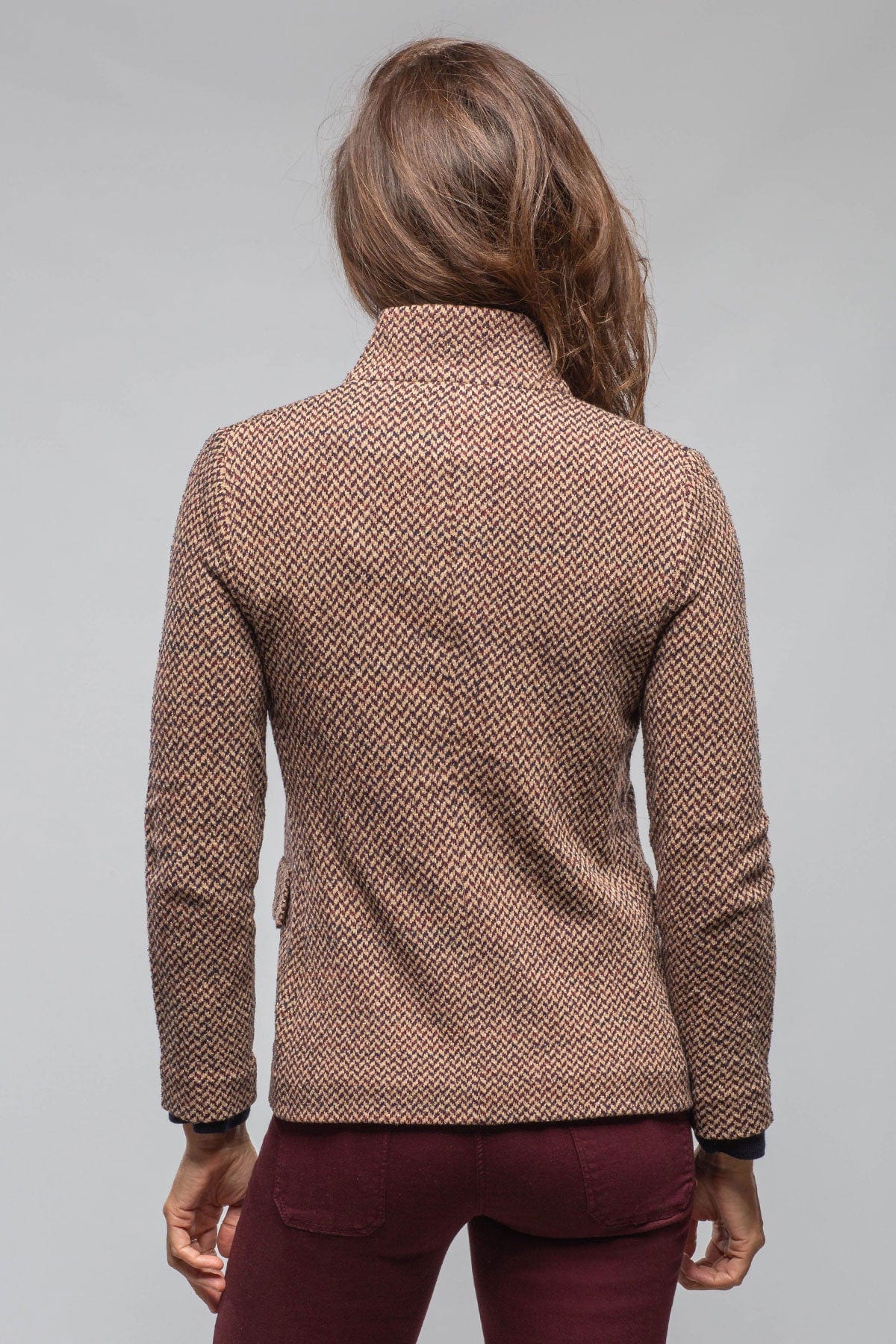 Litta Chevron Knit Blazer - AXEL'S