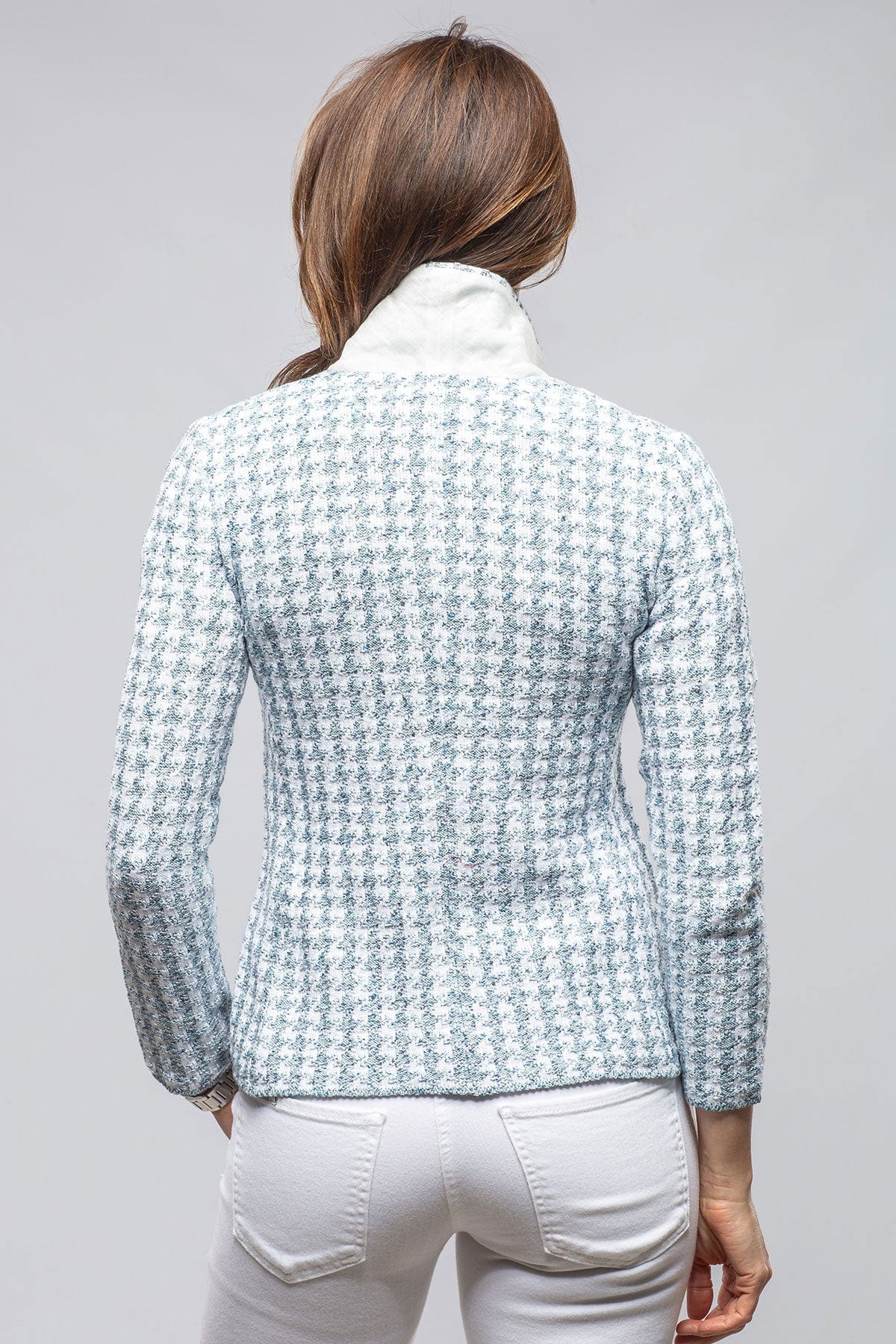 Tilos Blazer In Denim Melange - AXEL'S