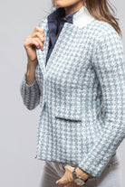 Tilos Blazer In Denim Melange - AXEL'S
