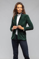 Voltaire Velvet Cord Blazer In Malachite - AXEL'S