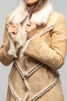 Amaya Shearling In Vintage Palomino - AXEL'S