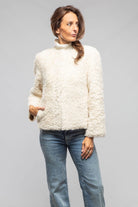 Pinto Reversible Eco Shearling In Honey Cream - AXEL'S