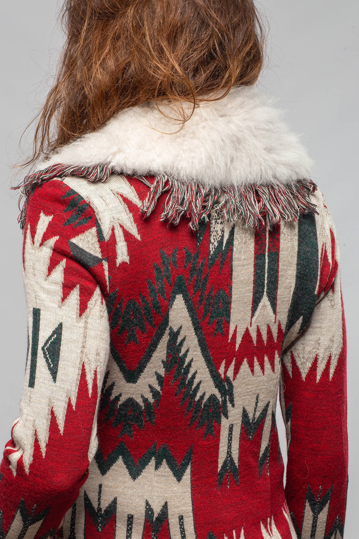 Artico Sakari Long Knit Sweater Coat Ladies - Outerwear - Shearling