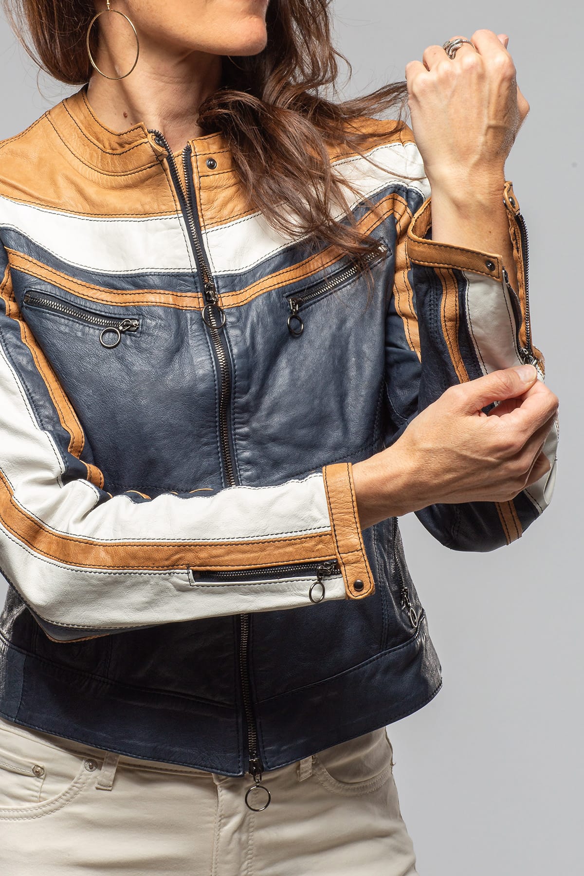 Spider Vintage Washed Moto Jacket - AXEL'S