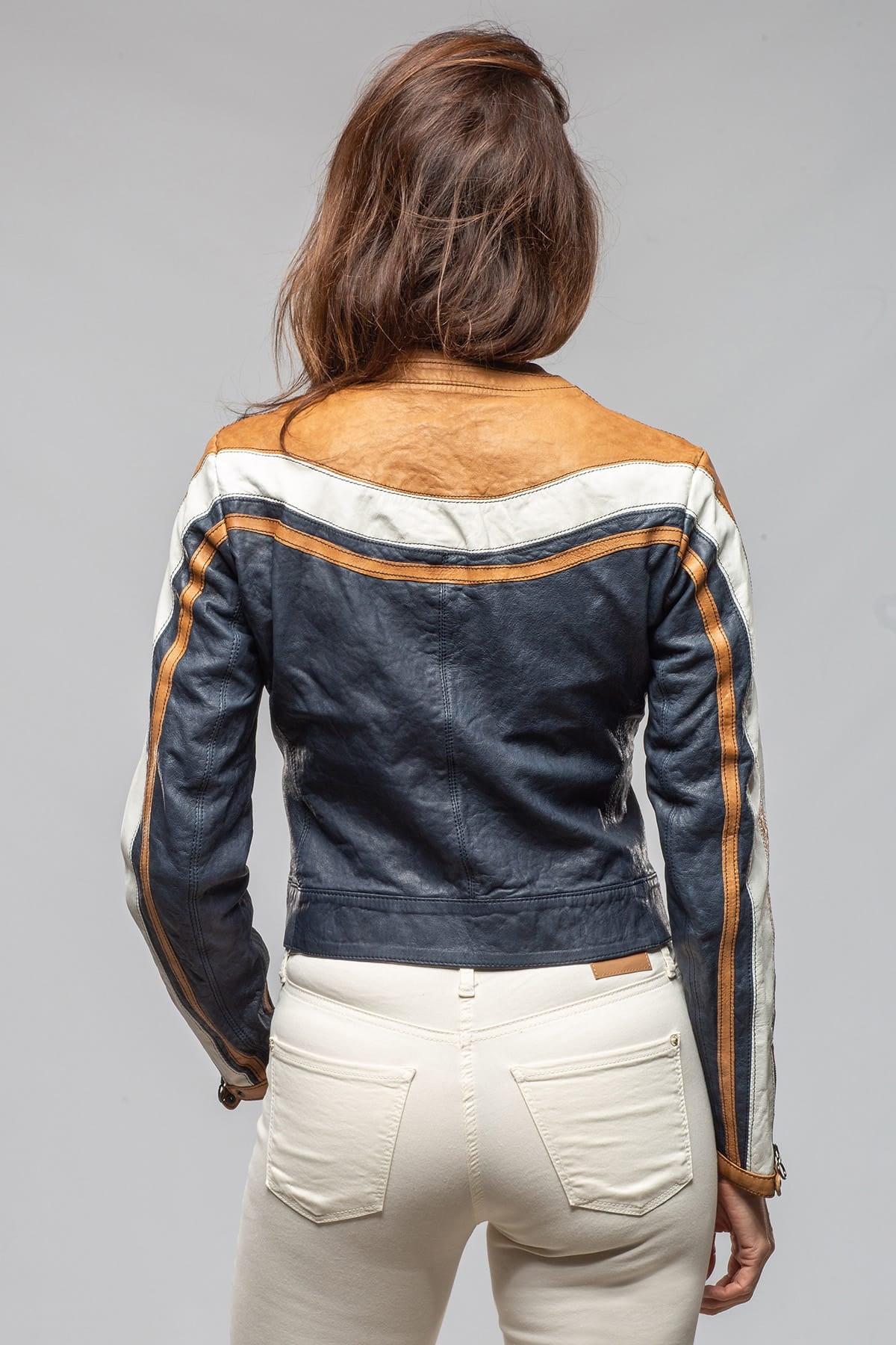 Spider Vintage Washed Moto Jacket - AXEL'S