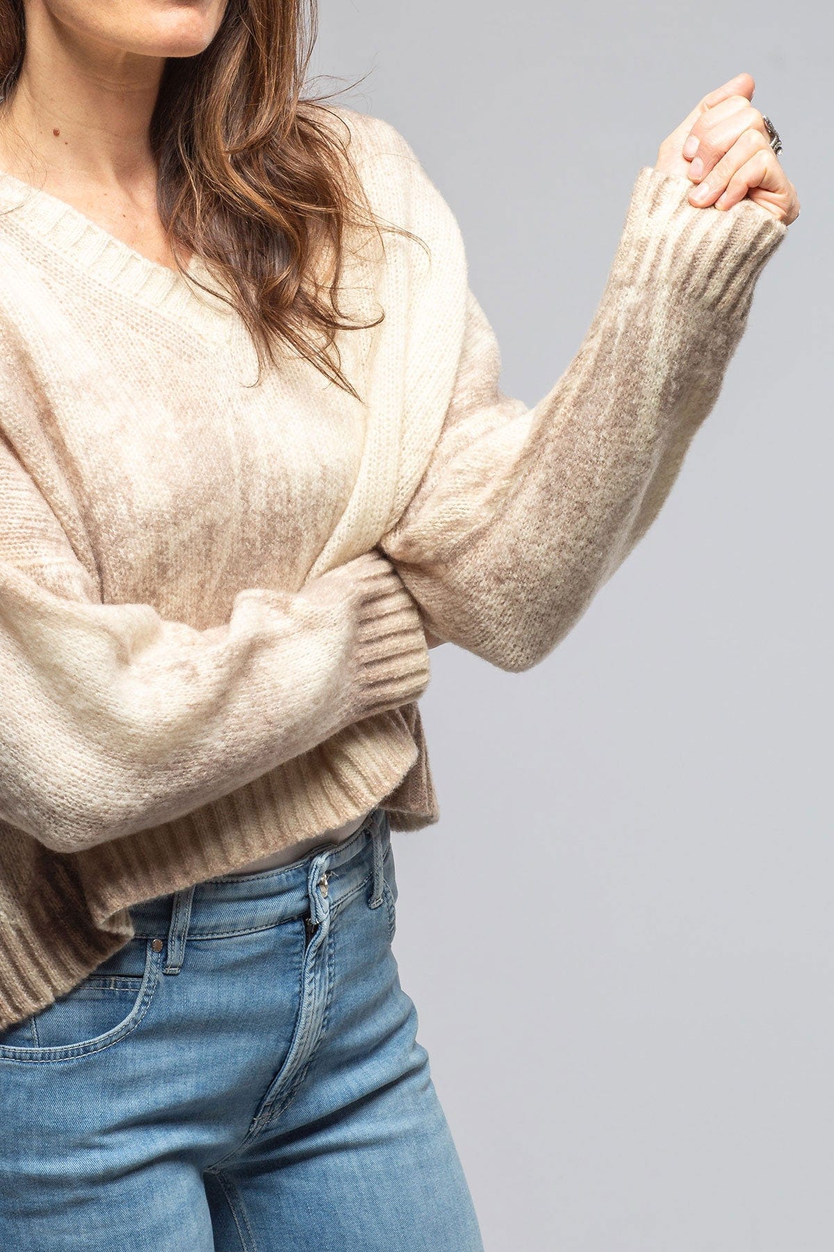 Cloud Oversize Sweater In Walnut - AXEL'S