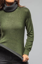 Avant Toi Elkie Reversible Sweater In Shrub Ladies - Sweaters