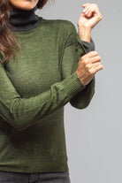 Avant Toi Elkie Reversible Sweater In Shrub Ladies - Sweaters