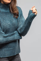 Frecha Cashmere Silk Sweater In Laguna - AXEL'S