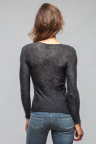 Avant Toi Iza Top W/ Stardust Effect In Navy Ladies - Tops
