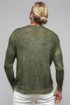 Sundust Cashmere Crew Sweater In Forest - AXEL'S