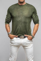 Sundust Cashmere Crew Sweater In Forest - AXEL'S