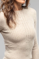 Axel's Country Collection Kerry L/S Ribbed Top In Luna Ladies - Tops