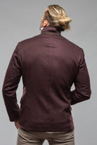 Bridgerton Cashmere Gentleman Jacket In Burgundy - AXEL'S
