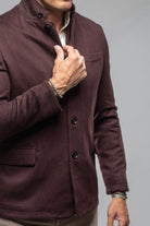Bridgerton Cashmere Gentleman Jacket In Burgundy - AXEL'S