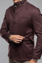 Bridgerton Cashmere Gentleman Jacket In Burgundy - AXEL'S