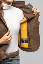 Axel's Florence Collection Maisie Wool Blazer In Brown Melange Ladies - Tailored - Jackets