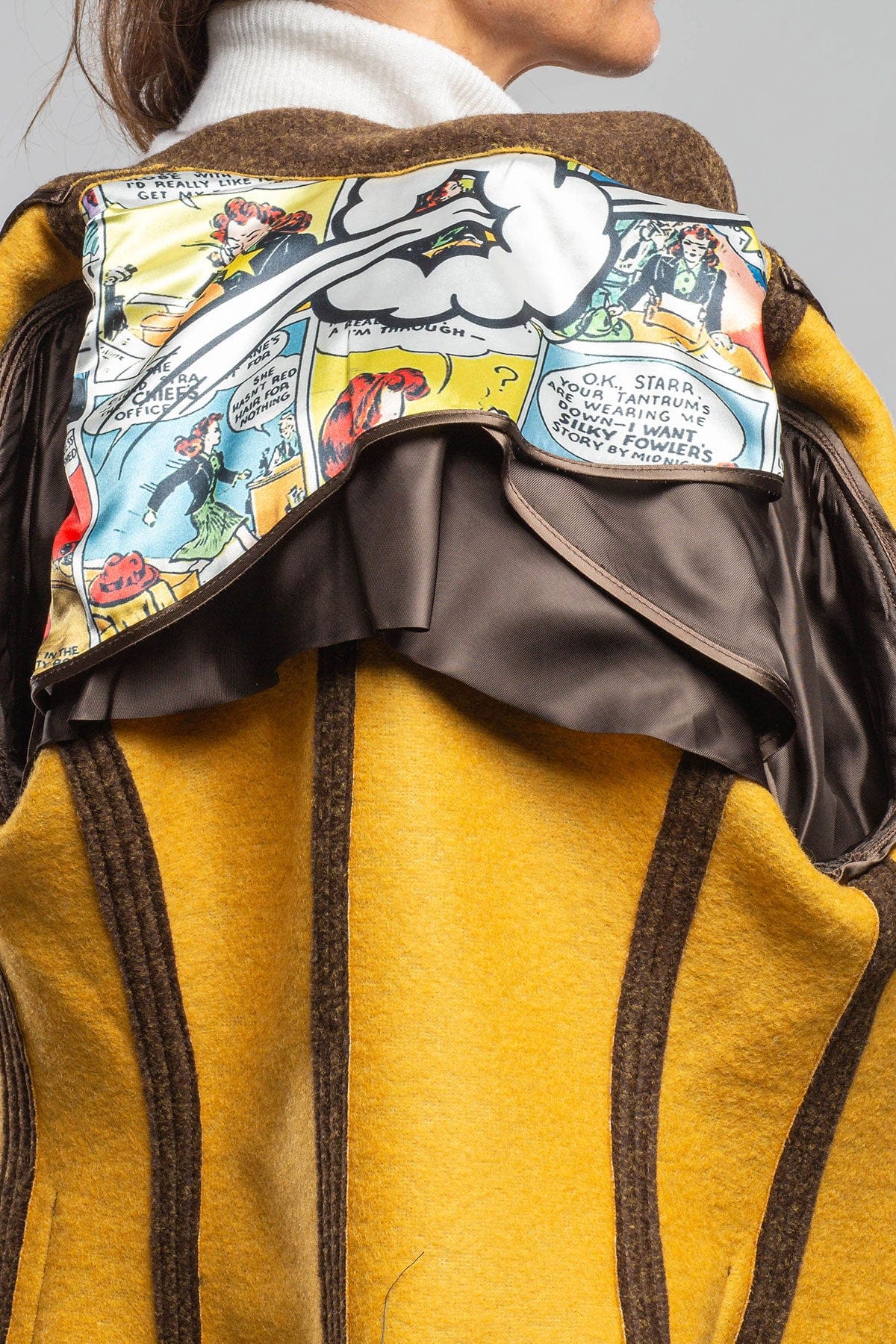 Axel's Florence Collection Maisie Wool Blazer In Brown Melange Ladies - Tailored - Jackets