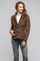 Axel's Florence Collection Maisie Wool Blazer In Brown Melange Ladies - Tailored - Jackets