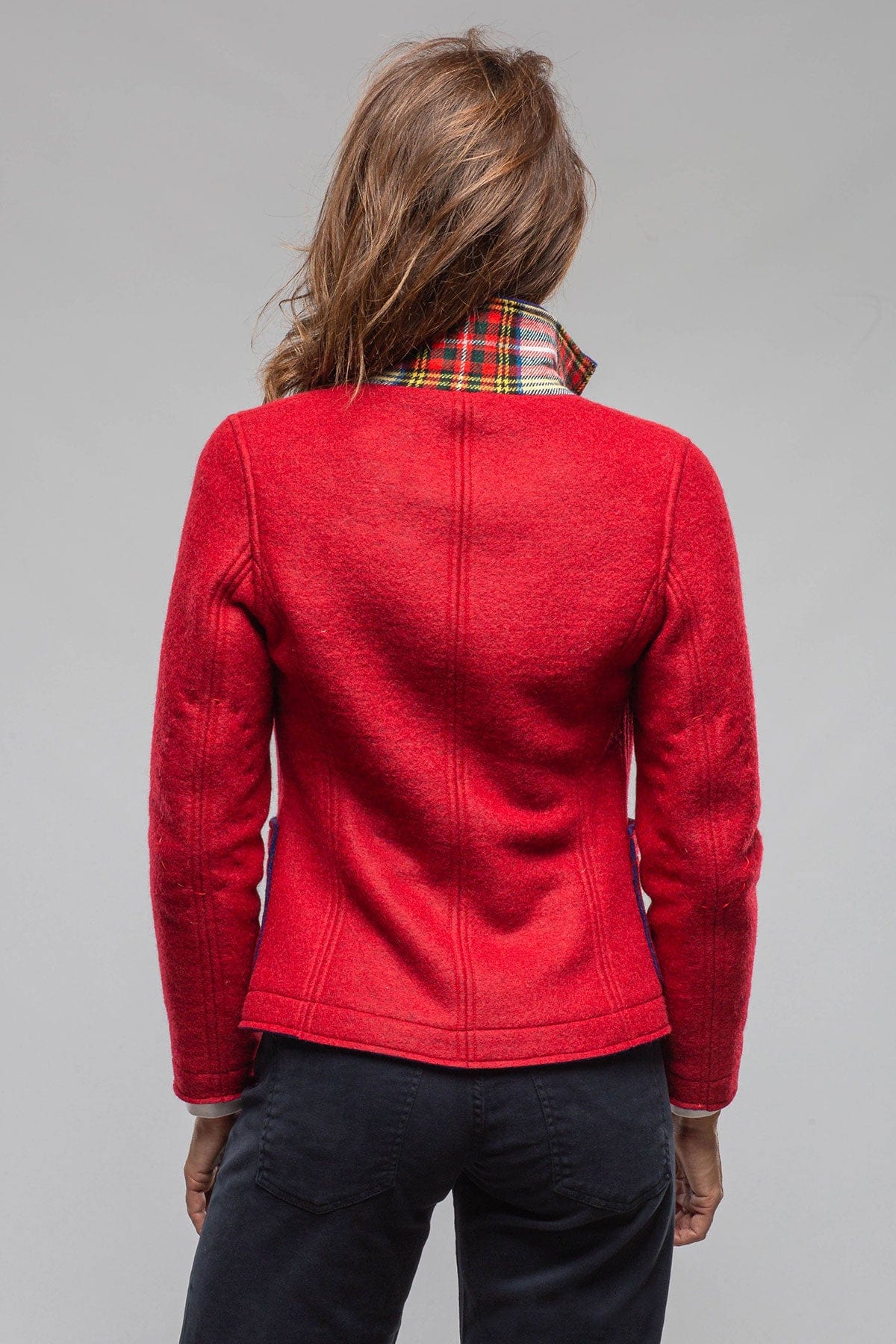 Axel's Florence Collection Maisie Wool Blazer In Red Ladies - Tailored - Jackets