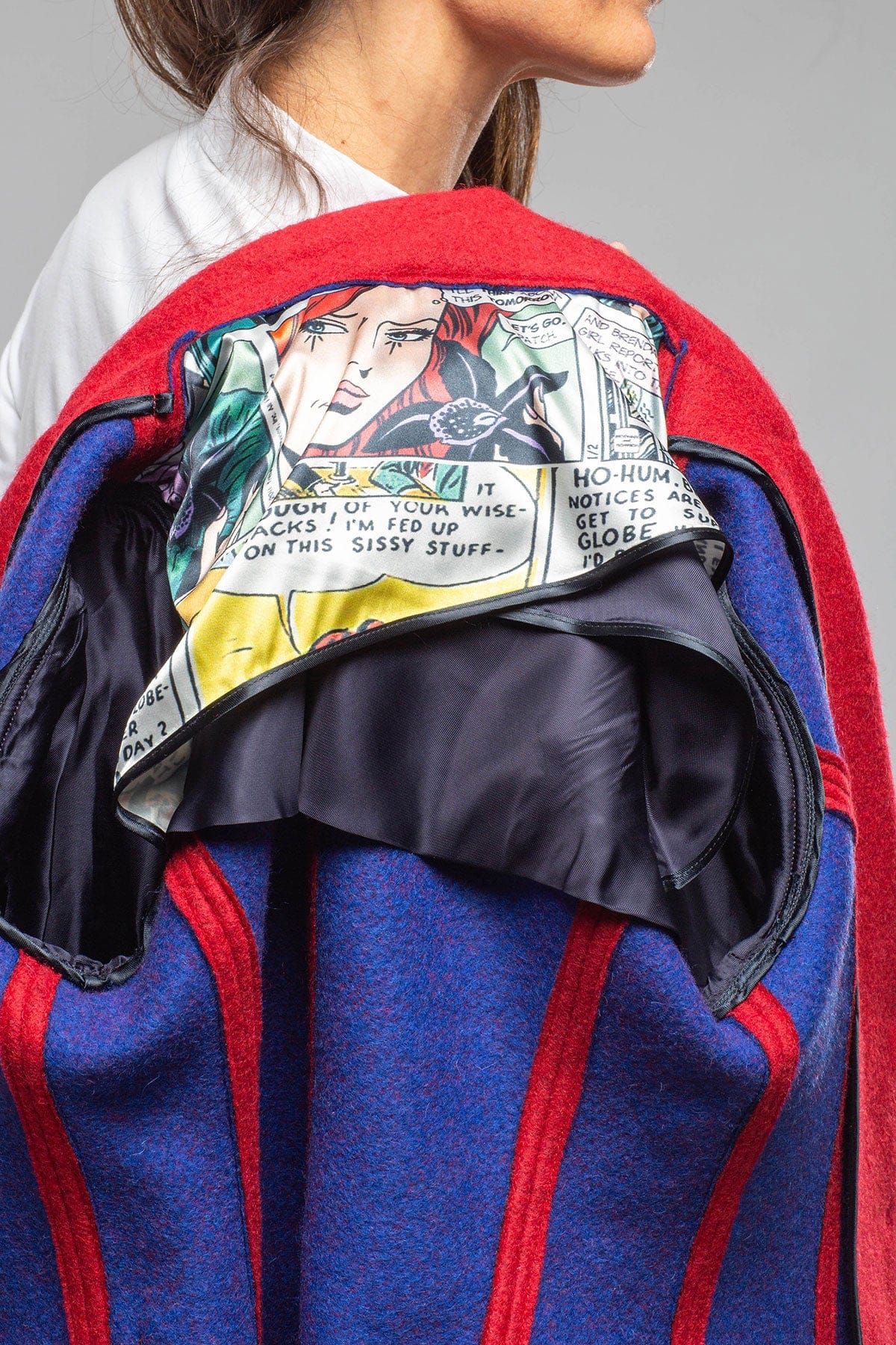 Axel's Florence Collection Maisie Wool Blazer In Red Ladies - Tailored - Jackets