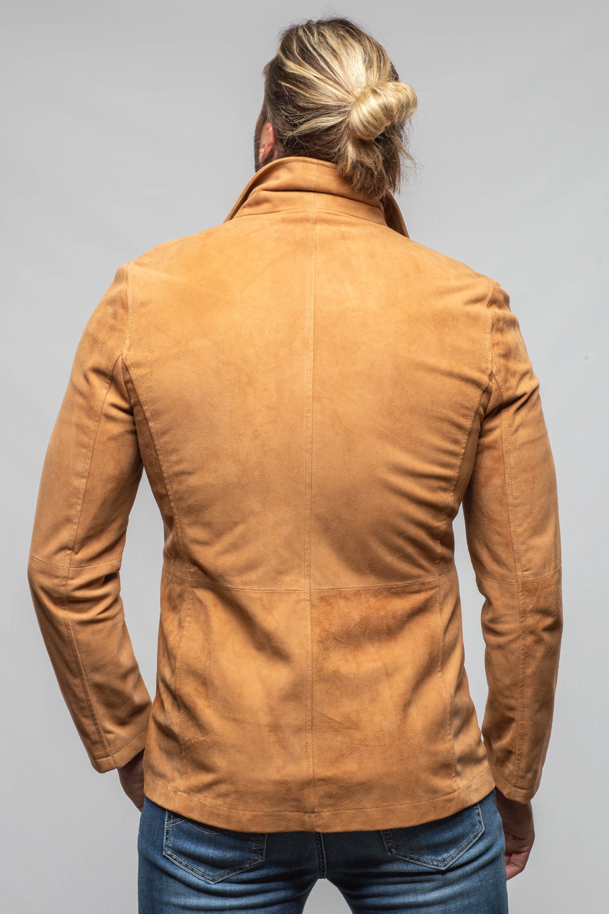 Axel's Florence Collection Maldito Suede Blazer with Removeable Quilted Placket Mens - Outerwear - Leather