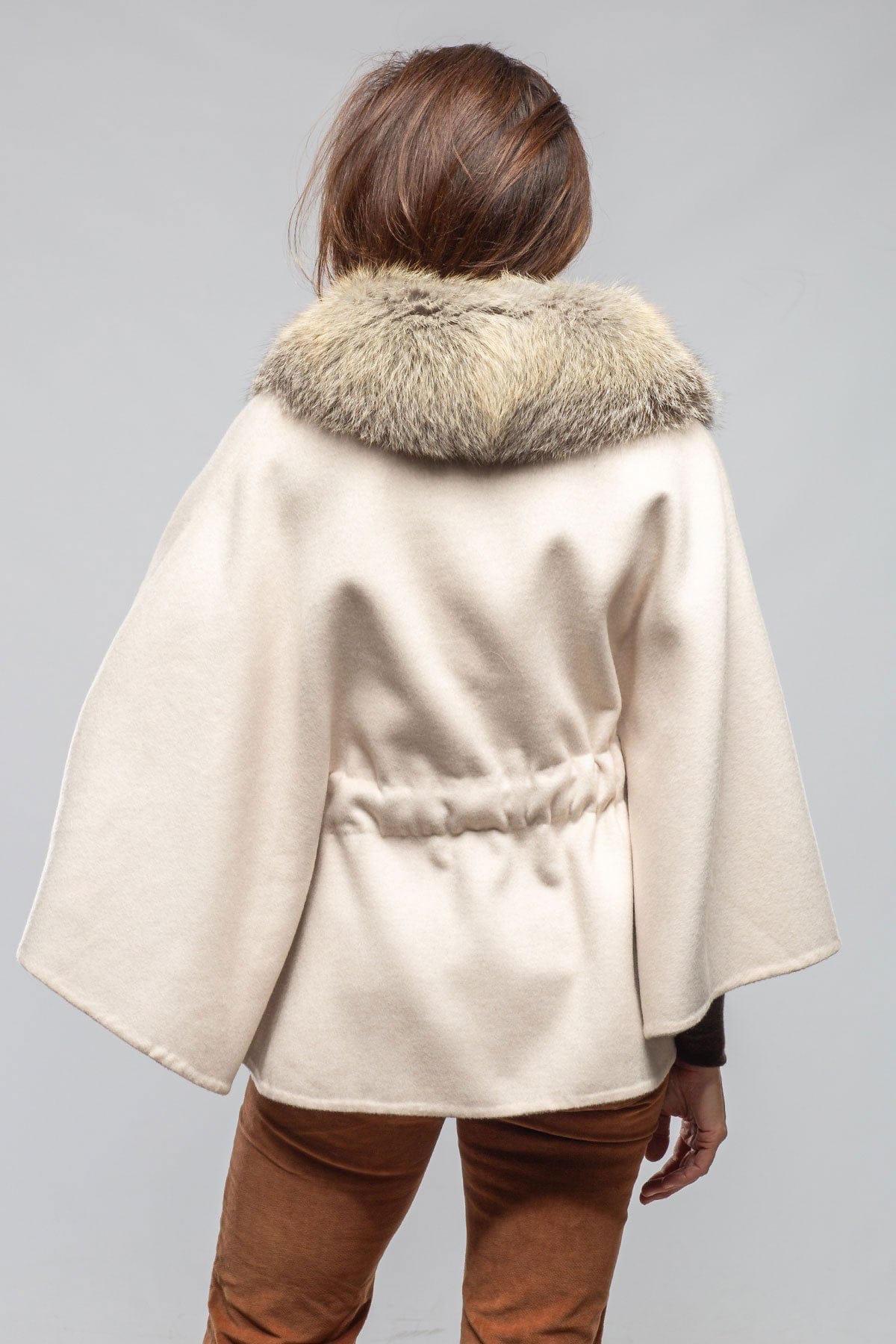 Axel's Florence Collection Tavinka Virgin Wool Cape Coat Ladies - Outerwear - Cloth