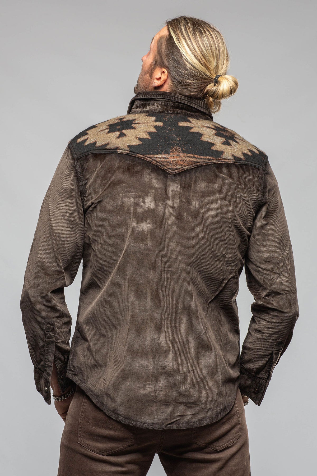 Axel's Premium Denim Clayton Cord Snap Shirt Mens - Snap Shirts