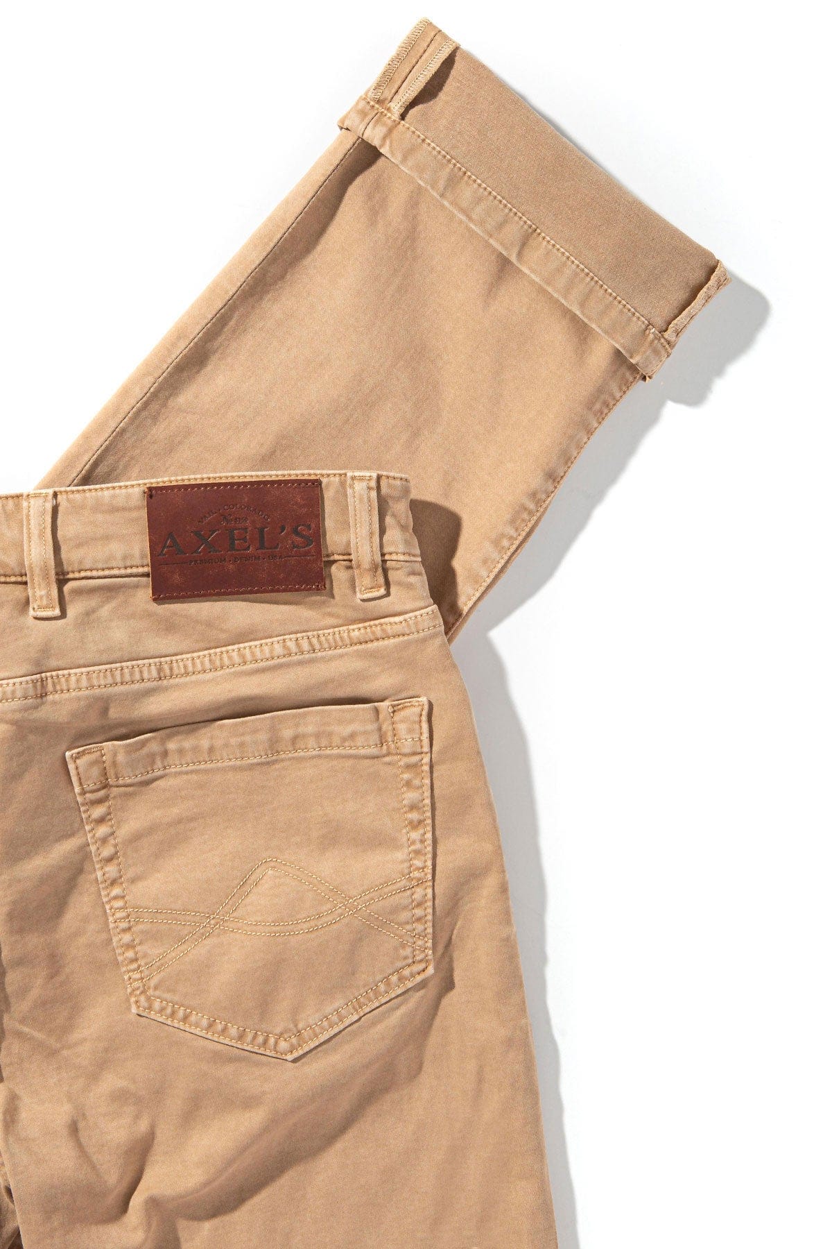 Axel's Premium Denim Colorado Soft-Touch Slim Jeans In Cannella Mens - Pants - 5 Pocket