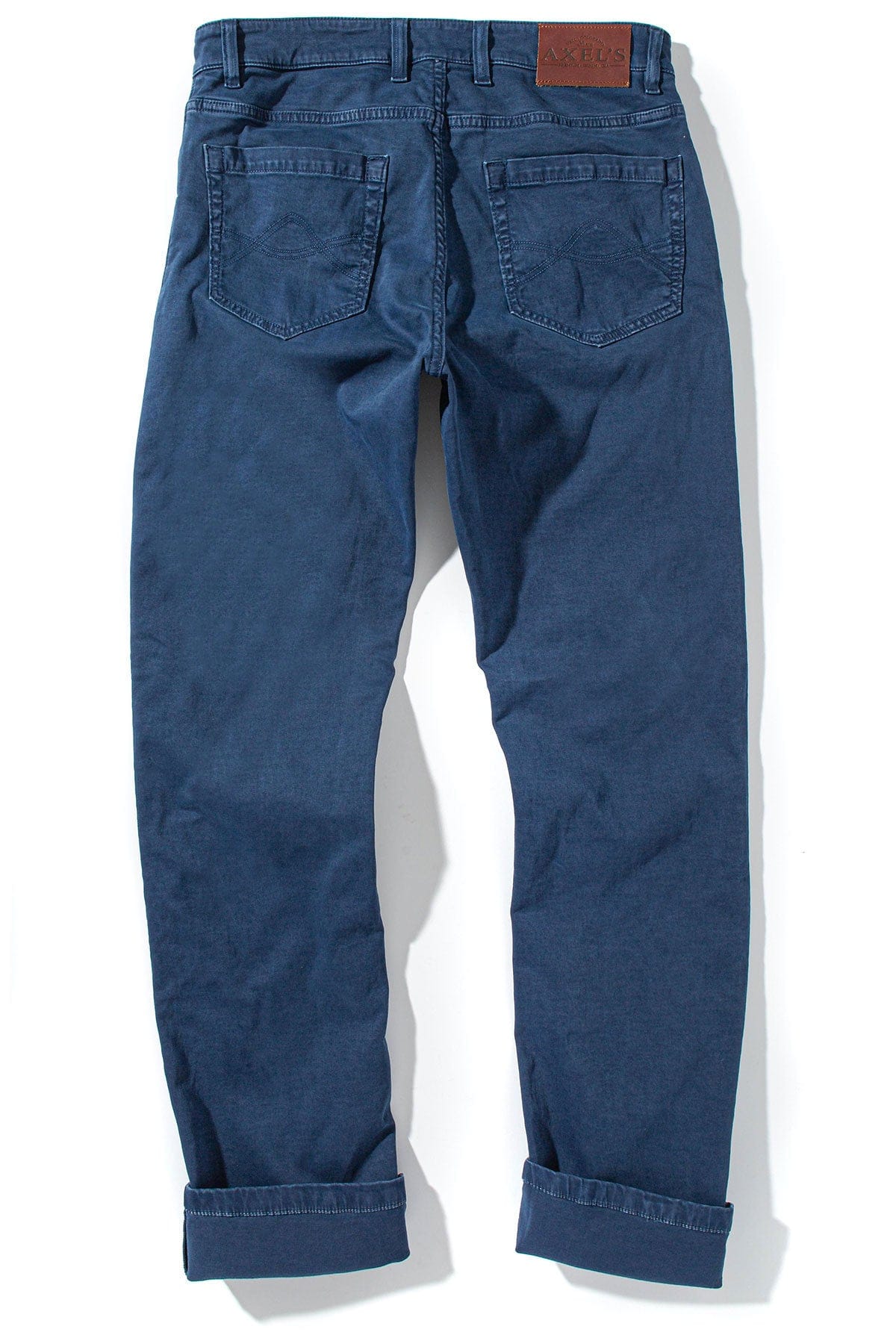 Axel's Premium Denim Colorado Soft-Touch Slim Jeans In Indaco Mens - Pants - 5 Pocket