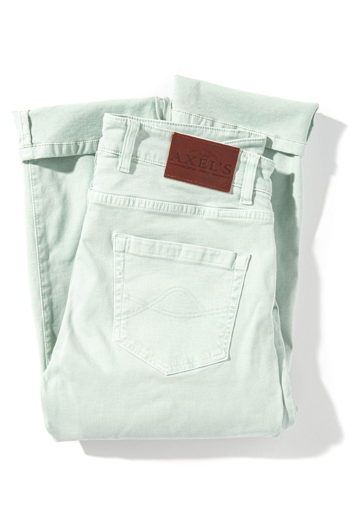 Colorado Soft-Touch Slim Jeans In Spearmint - AXEL'S
