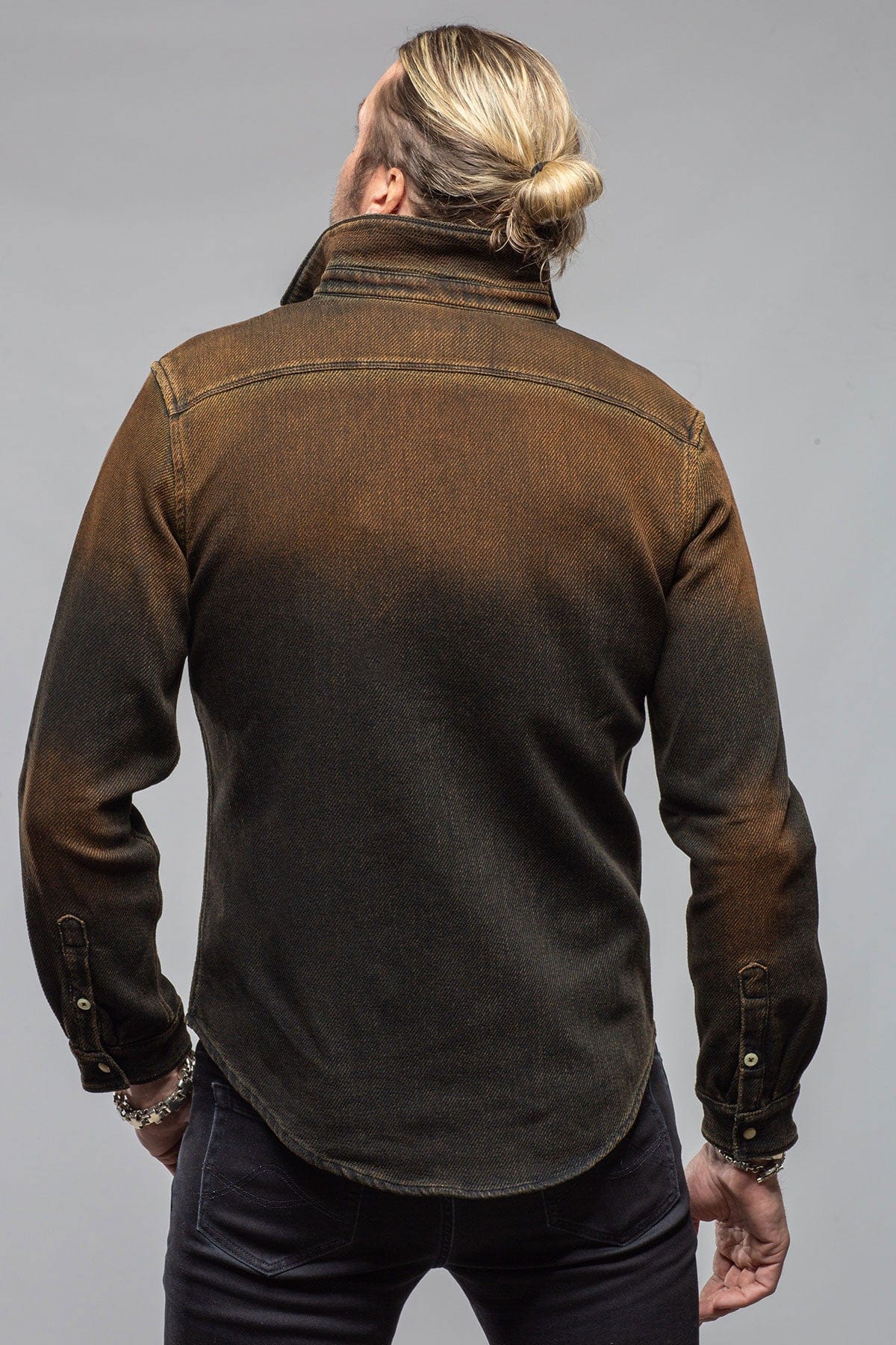 Cutter Knit Snap Shirt In Rhume - AXEL'S