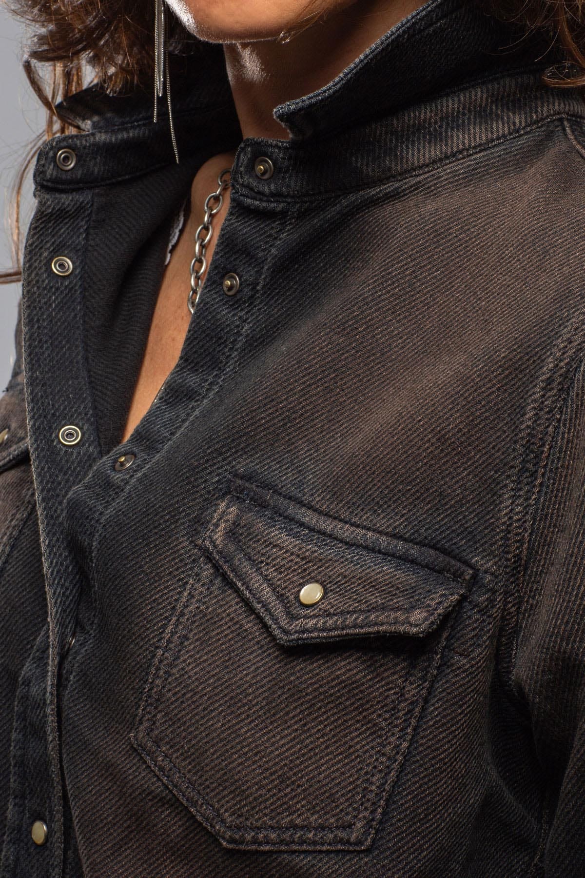 Dakota Western Knit Shirt In Desert Overdye - AXEL'S