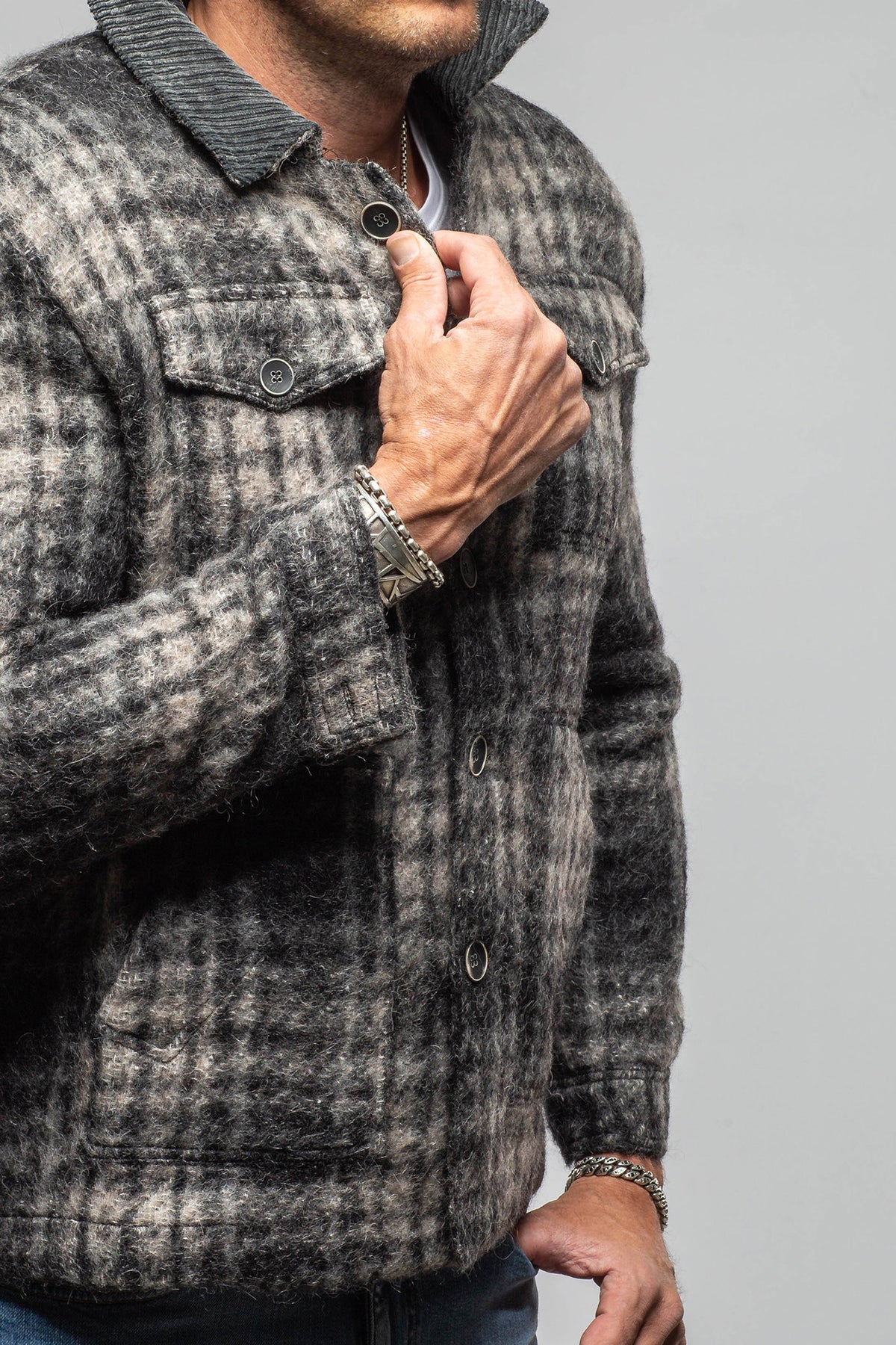 Dolomite Plaid Shirt Jacket - AXEL'S