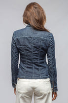 Evelyn Chambray Blazer In Midnight - AXEL'S