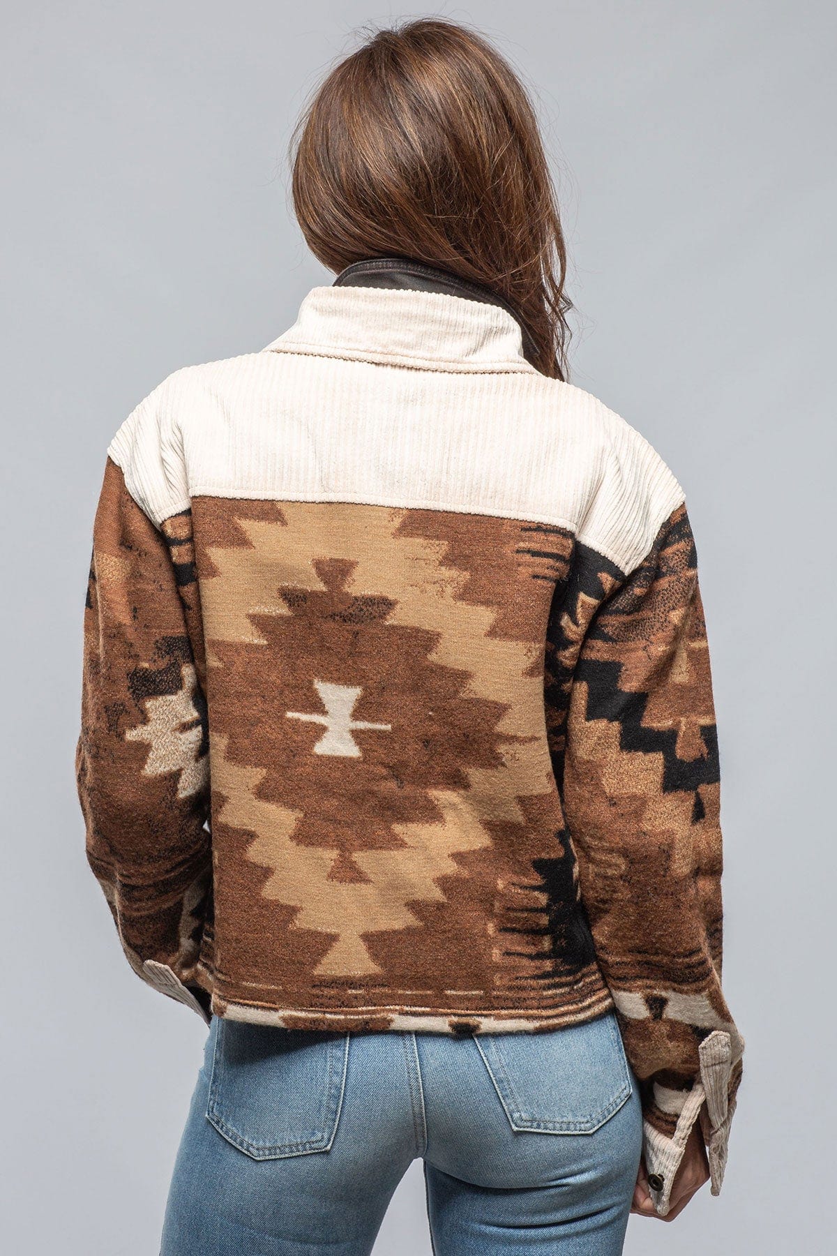 Hickory Short Cord & Blanket Jkt In Natural - AXEL'S