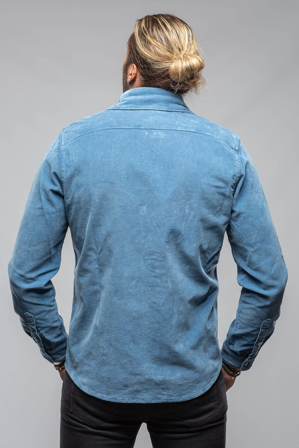 Prime Western Corduroy Snap Shirt In Peony - AXEL'S