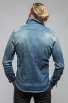 Roper Over-Dyed Western Snap Shirt In Mid Blue - AXEL'S