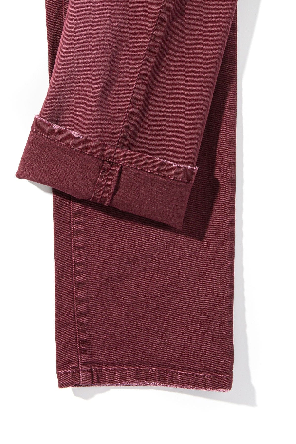 Axel's Premium Denim Silverton Worn-In Slim Denim In Bordeaux Mens - Pants - 5 Pocket