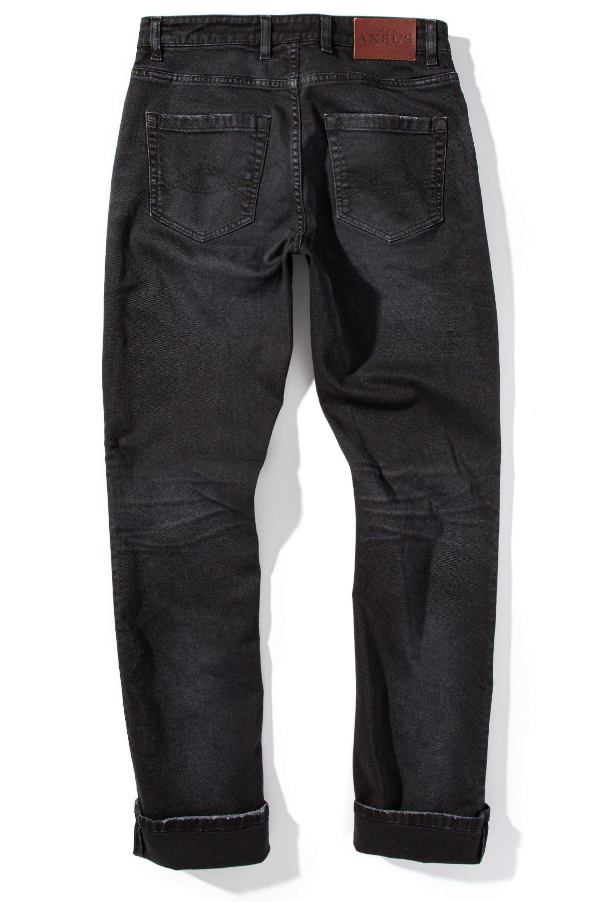 Axel's Premium Denim Silverton Worn-In Slim Denim In Nero Mens - Pants - 5 Pocket