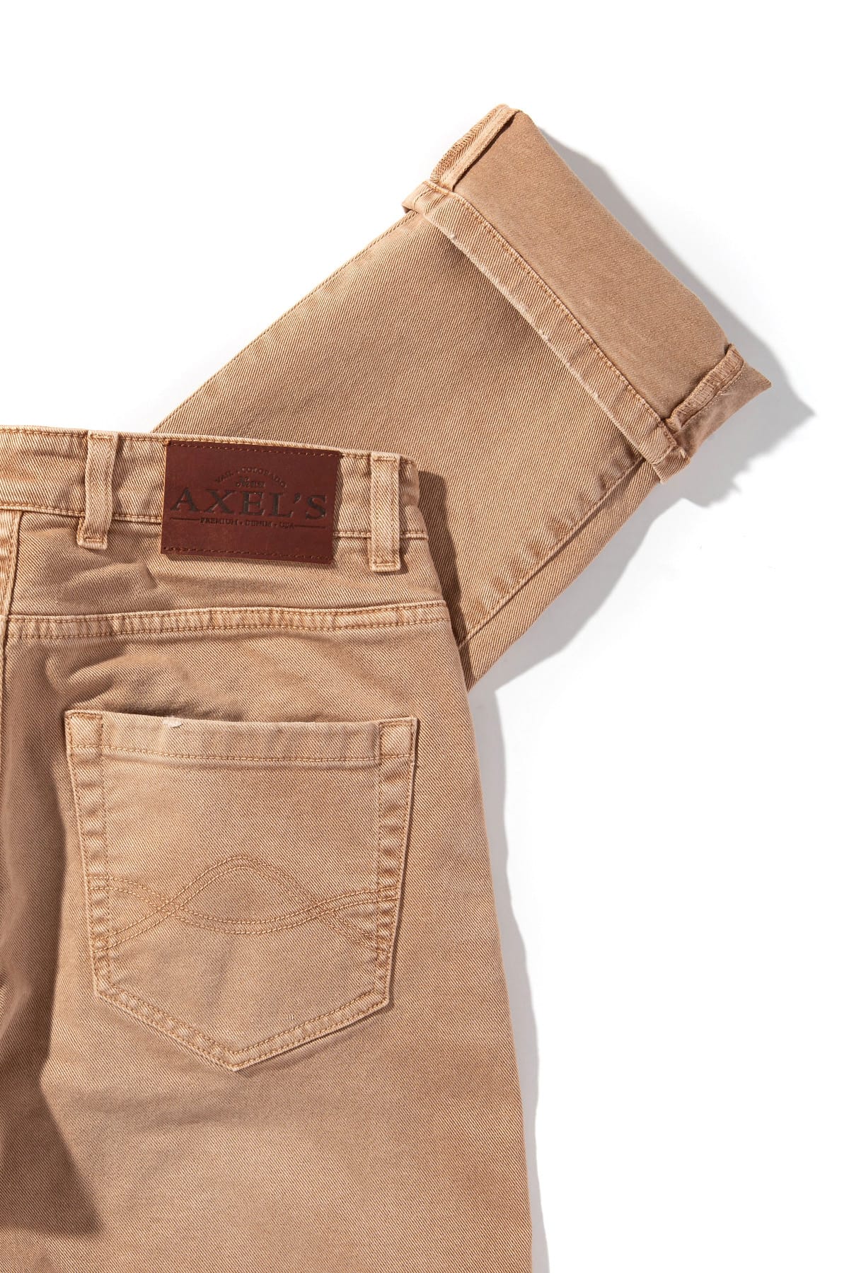 Axel's Premium Denim Silverton Worn-In Slim Straight Denim In Cannella Mens - Pants - 5 Pocket