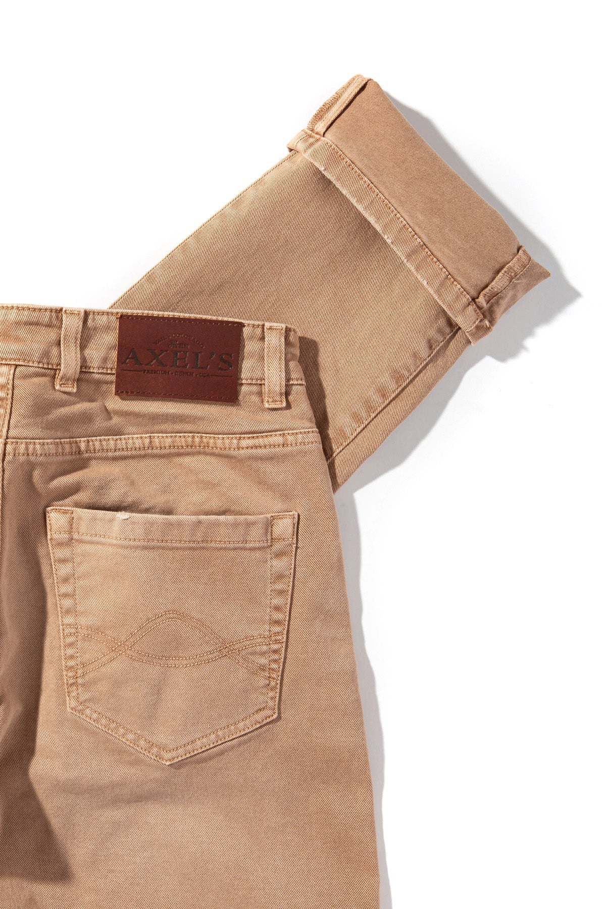 Silverton Worn-In Slim Straight Denim In Cannella - AXEL'S