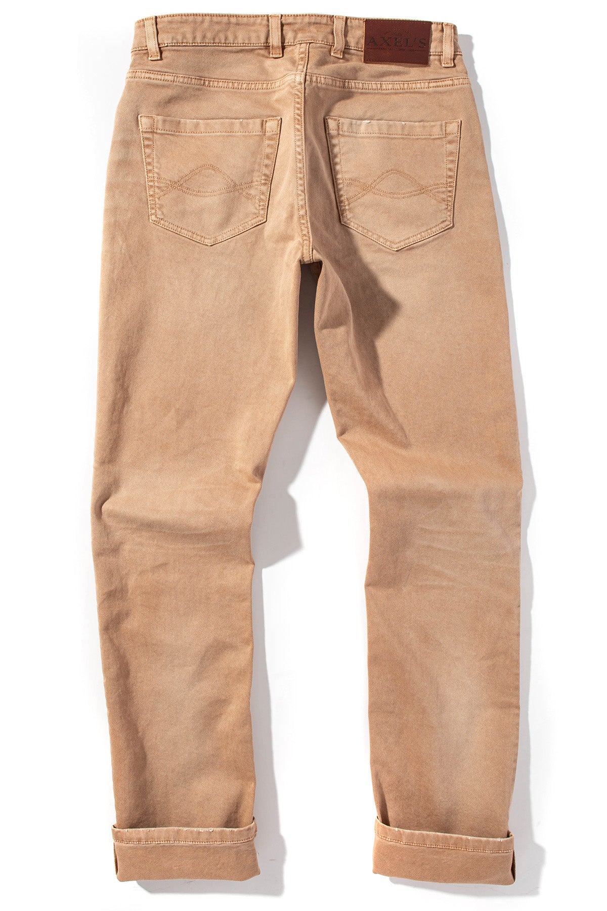 Silverton Worn-In Slim Straight Denim In Cannella - AXEL'S