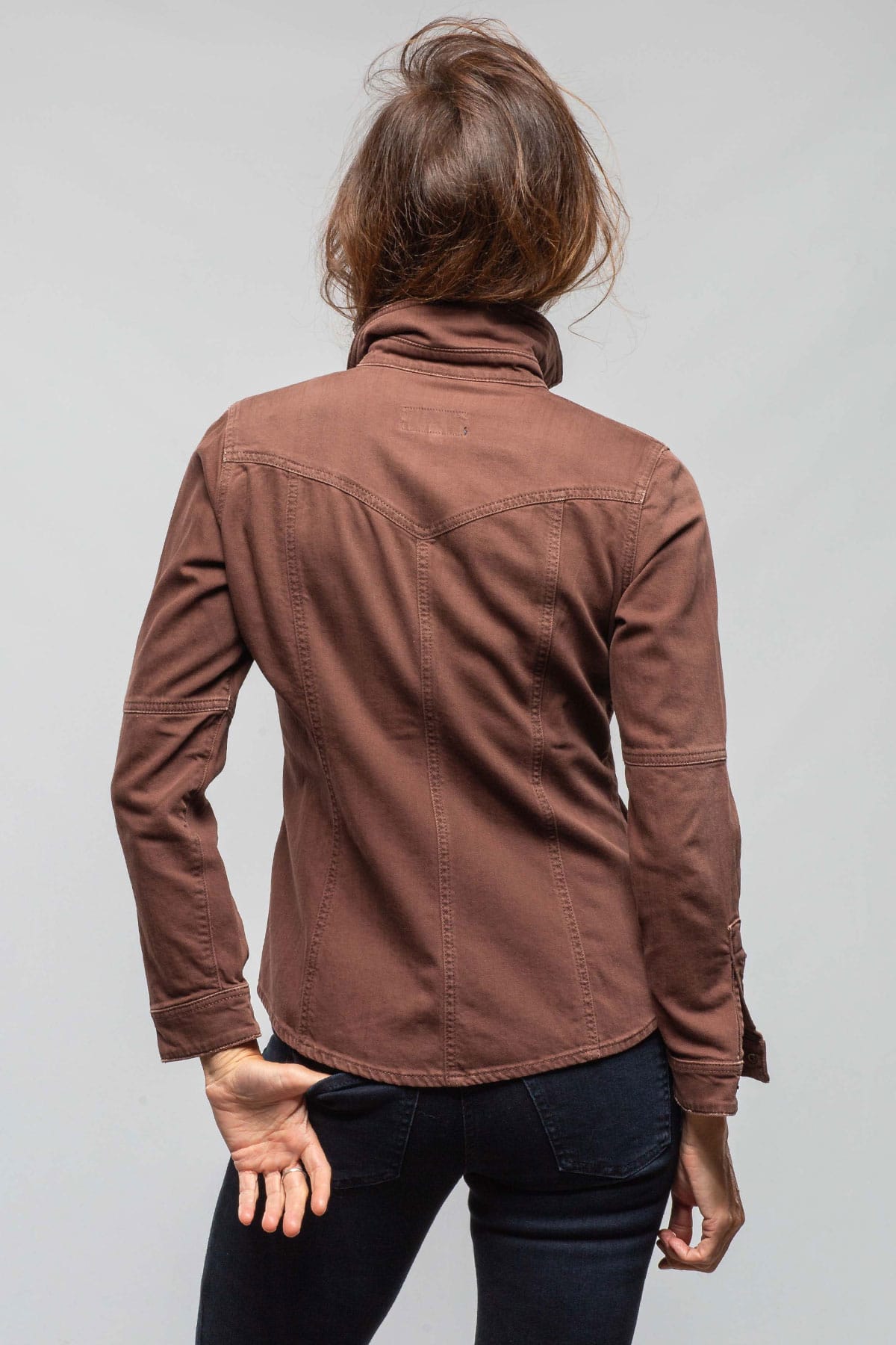 Sweetwater Denim Shirt In Mogano - AXEL'S