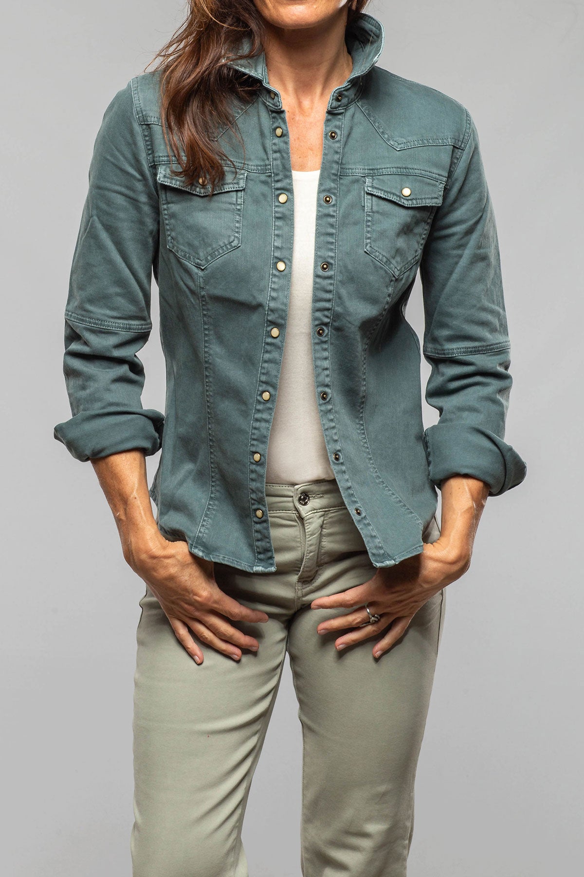 Sweetwater Denim Shirt In Ottanio - AXEL'S