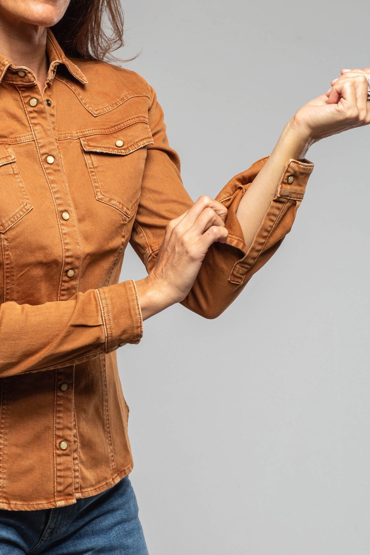 Sweetwater Denim Shirt In Ruggine - AXEL'S