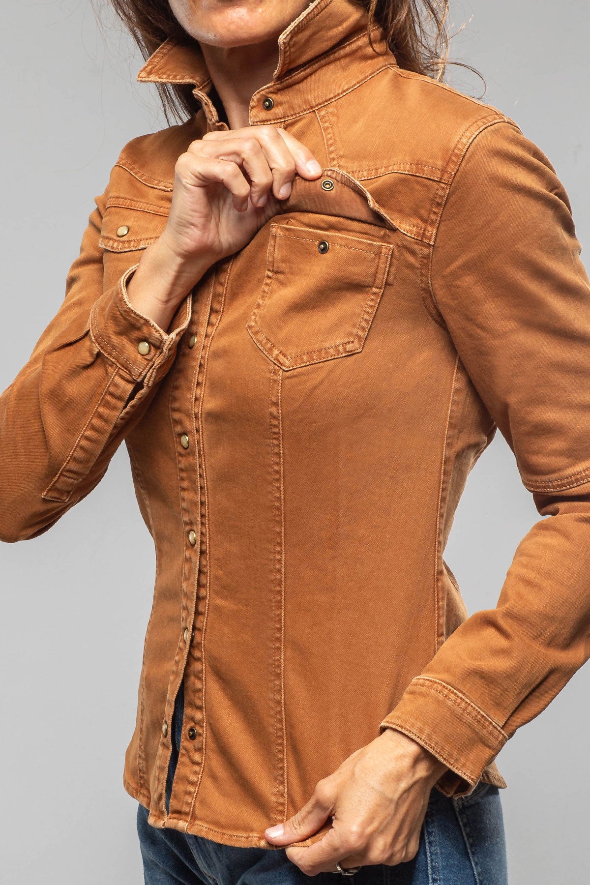 Sweetwater Denim Shirt In Ruggine - AXEL'S