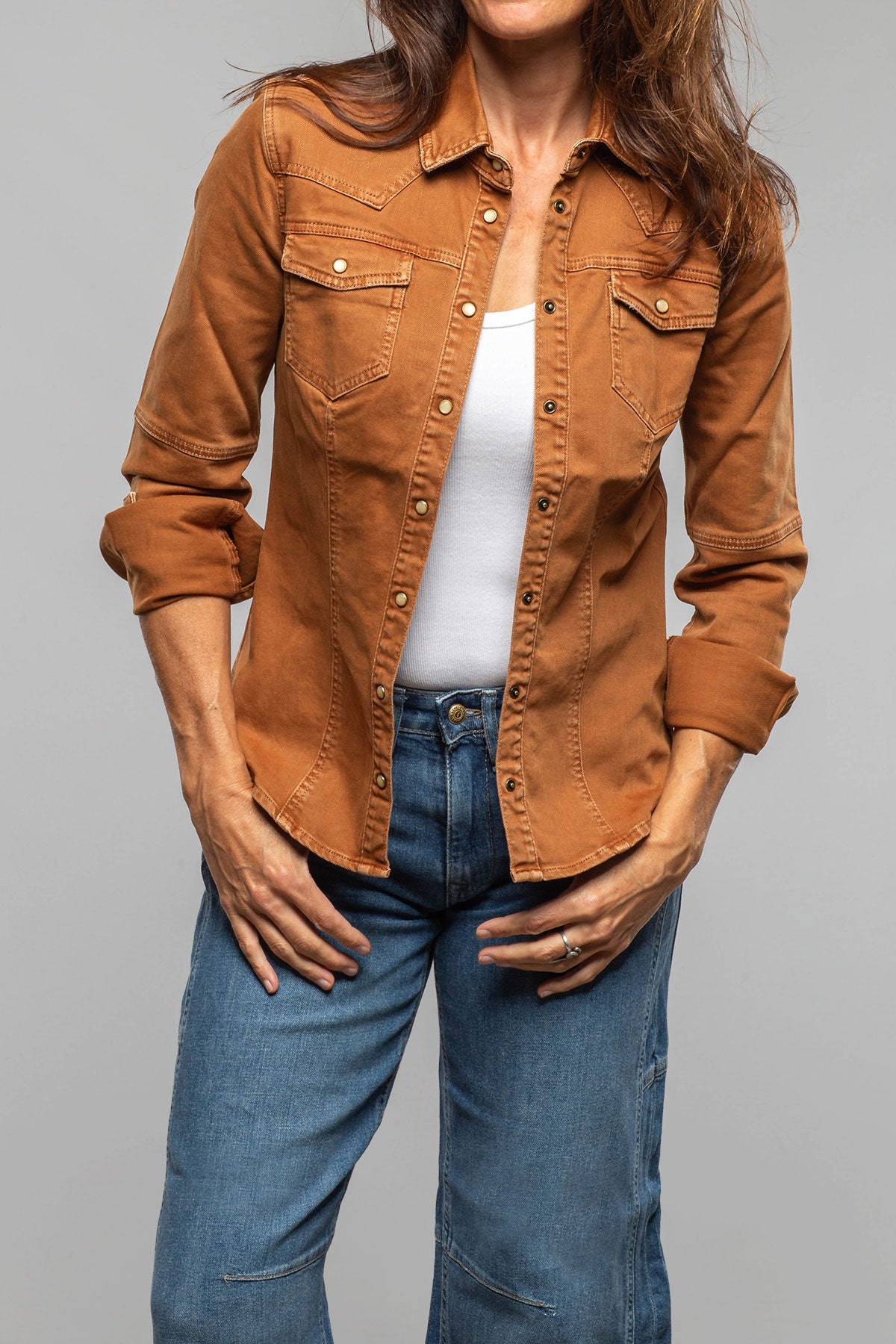 Sweetwater Denim Shirt In Ruggine - AXEL'S