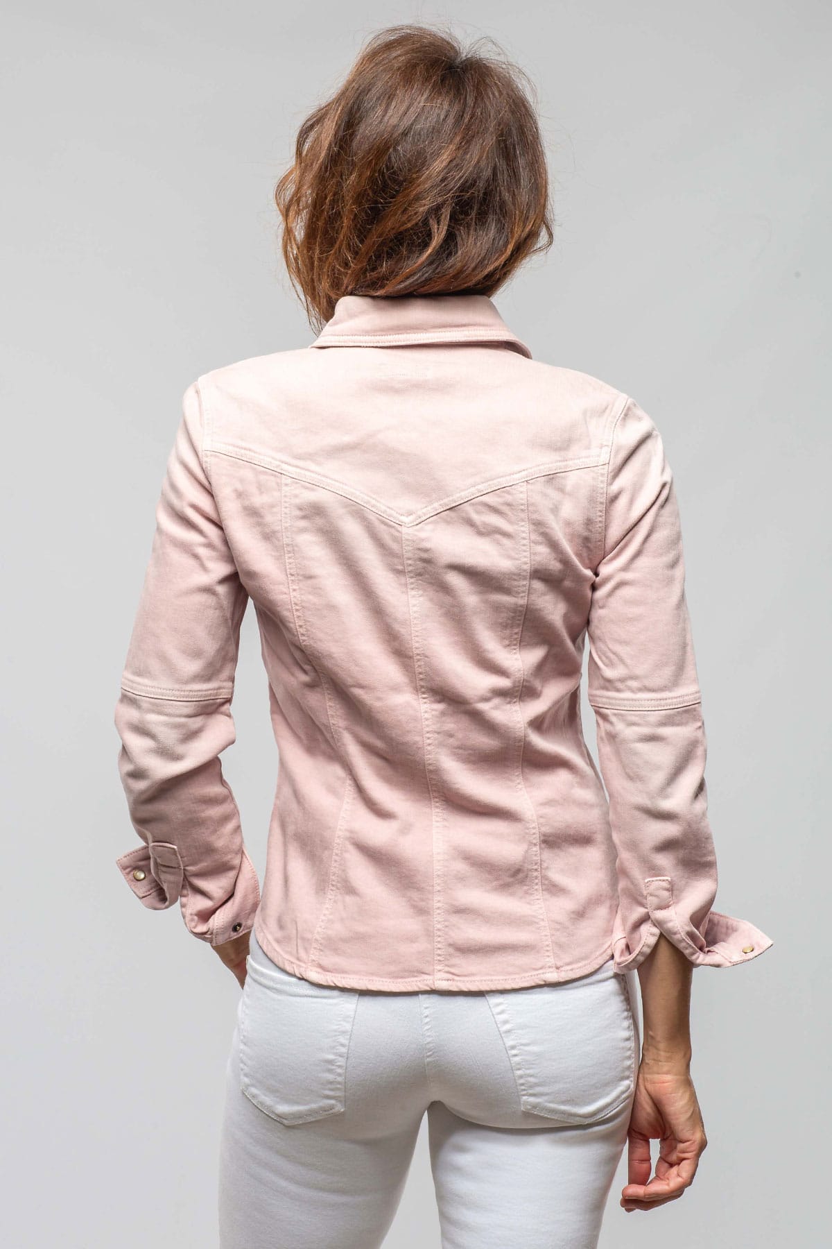 Axel's Premium Denim Sweetwater Denim Shirt In Vintage Rose | Ladies - Snap Shirts